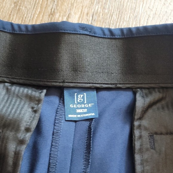 New George Four-Way Stretch Expandable Waist Dress Pants 38W 32L - Picture 4 of 7